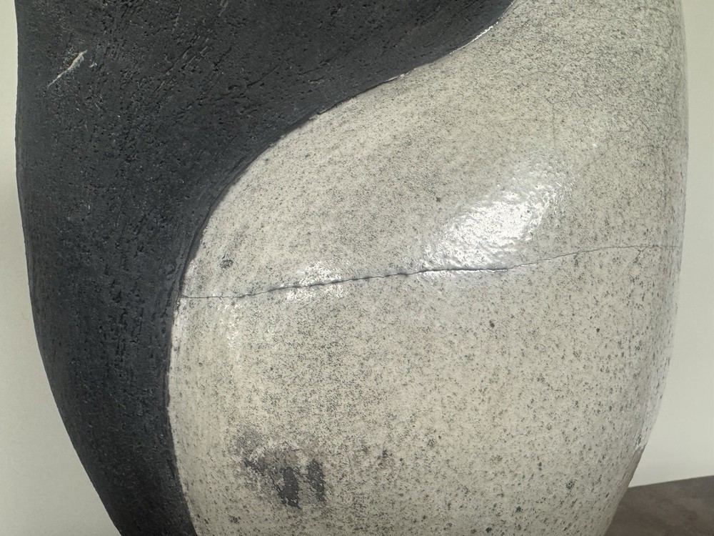 Mid-Century Abstract Free-Form Pottery Vase- Sills Studio