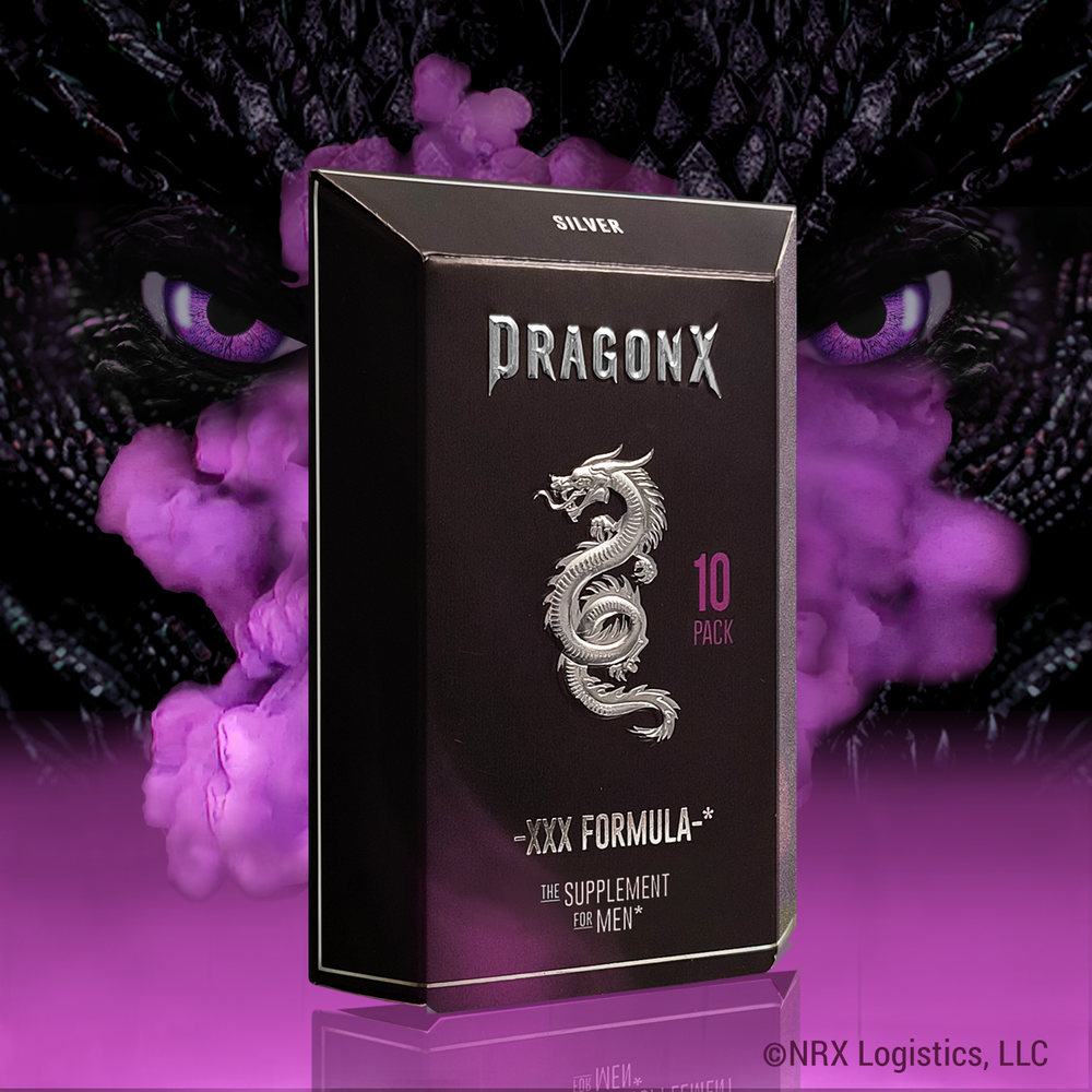 10 DRAGON X SILVER Formula Male Support Supplement