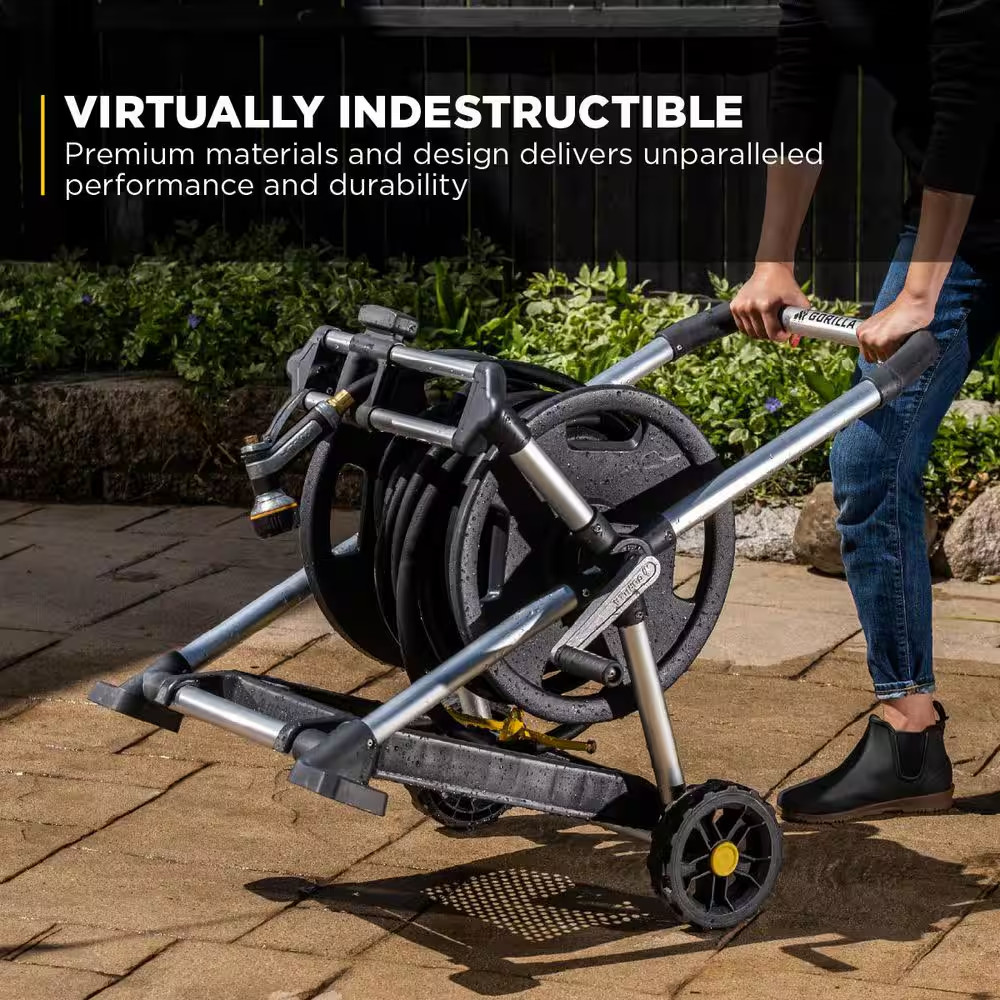 200 Ft. Aluminum Zero Rust Premium Mobile Hose Reel
