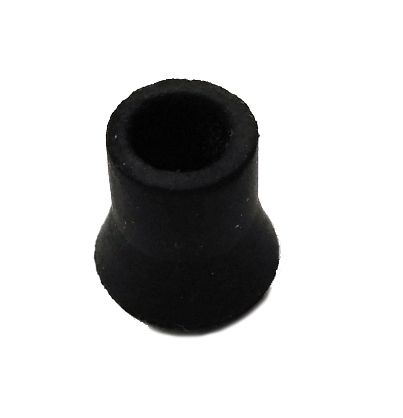 Herco Miniature Black Rubber Tips (3/16" ID) - 4 pcs