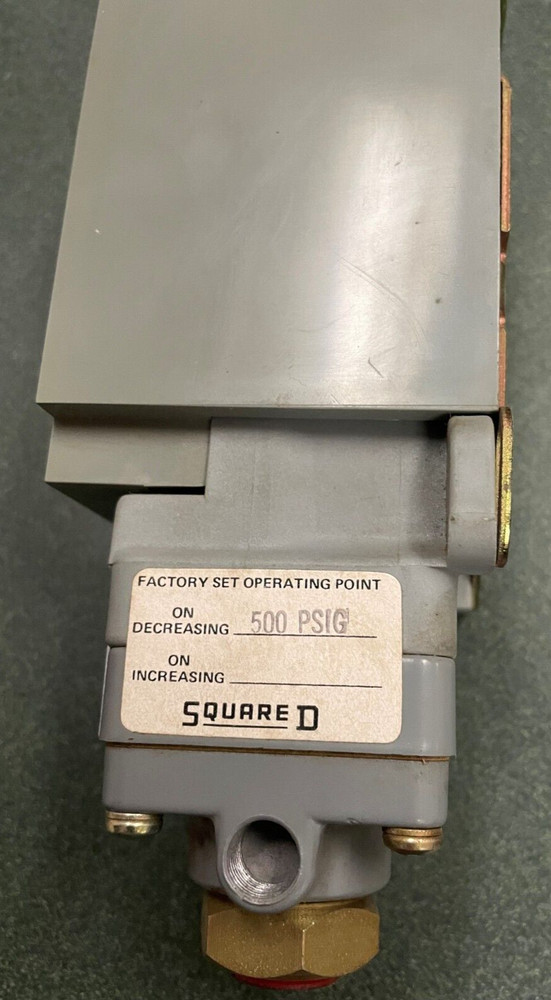 Square D 9012 GPG-3 Pressure Switch