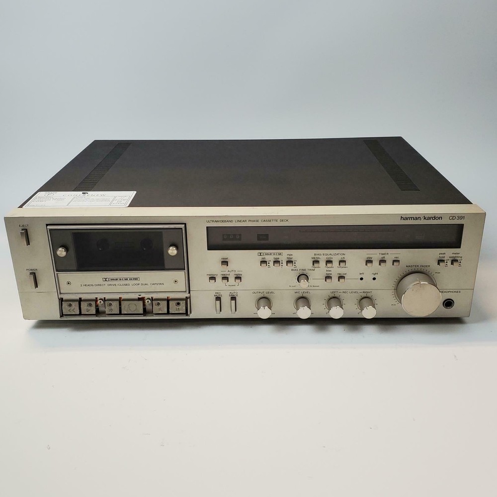 Harman/Kardon CD391 Cassette Player | Grade F