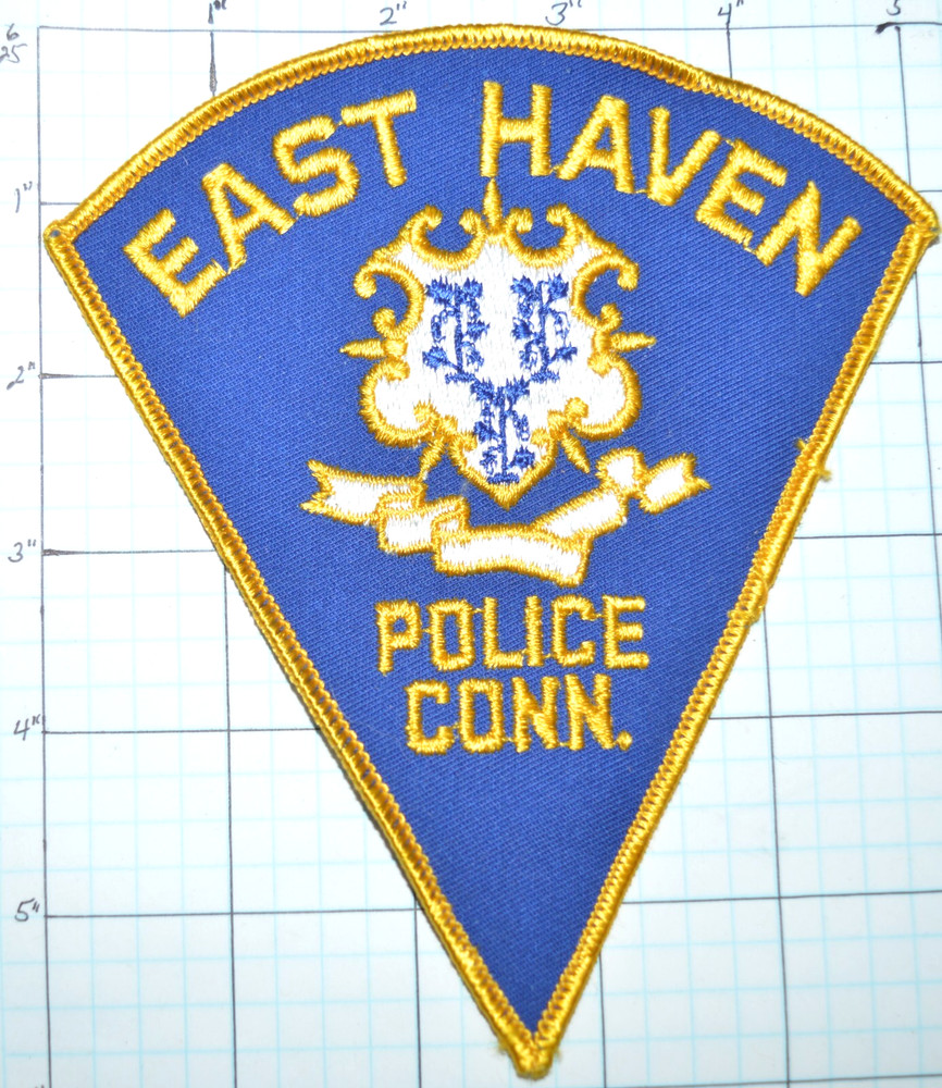 CONNECTICUT, NEW HAVEN VINTAGE POLICE DEPT 6" PATCH