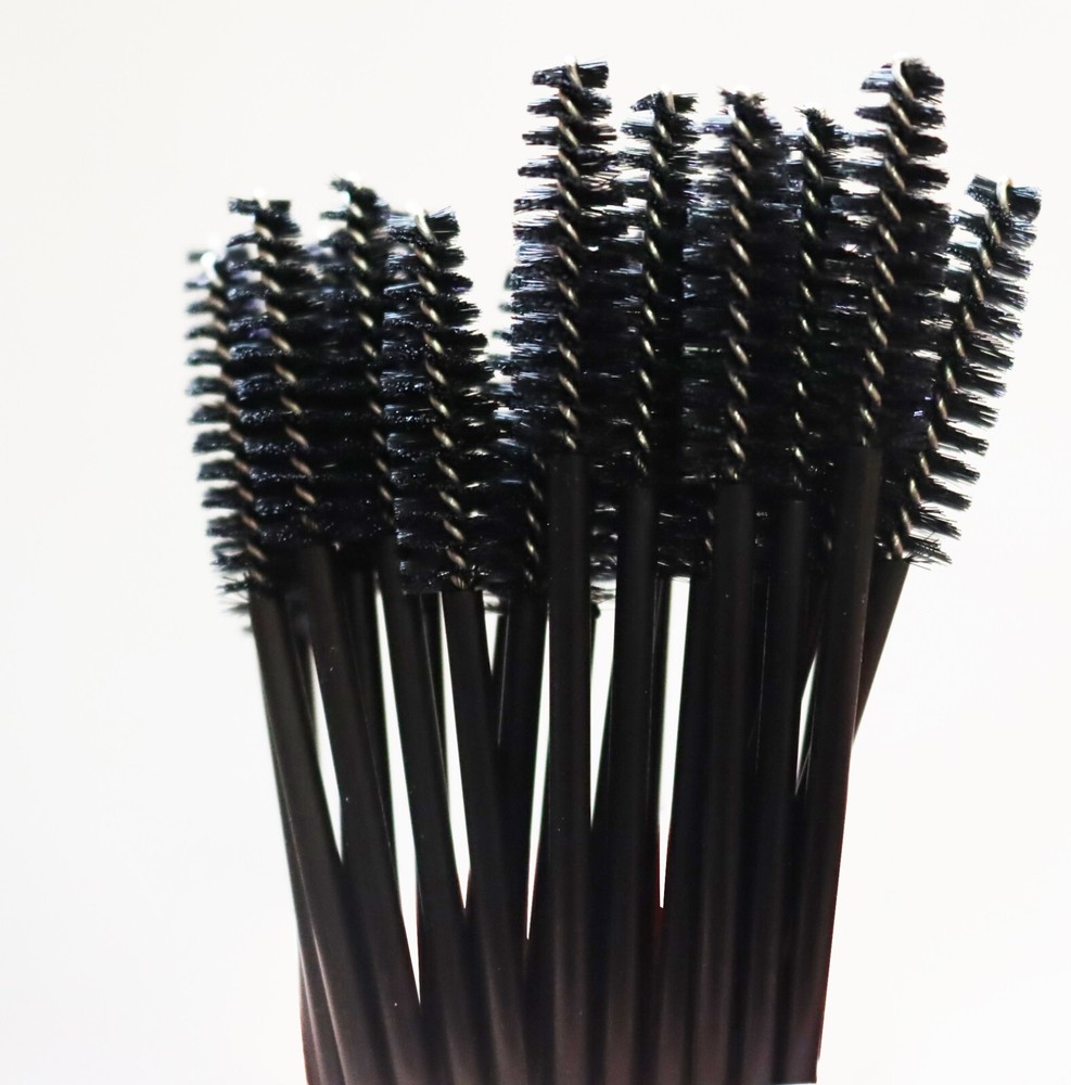 100Pcs Eyelash Extension Makeup Tool Eyelash Brush Eyebrow Brush Micro Brus