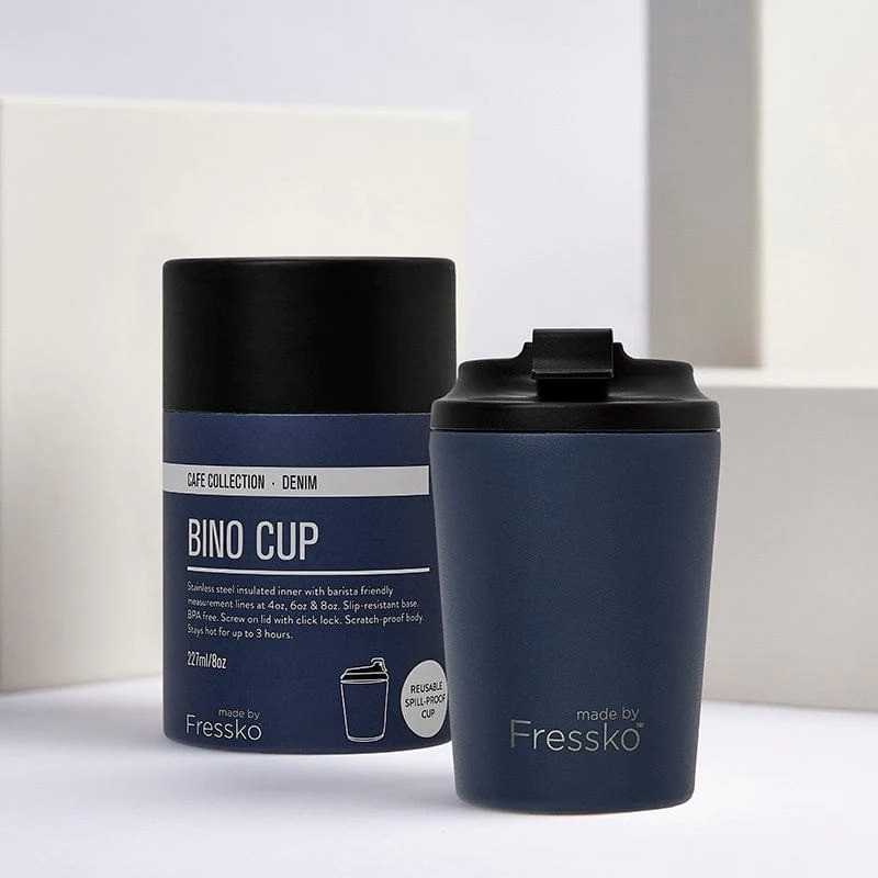 Fressko Reusable Cup Bino (230ml) - Denim
