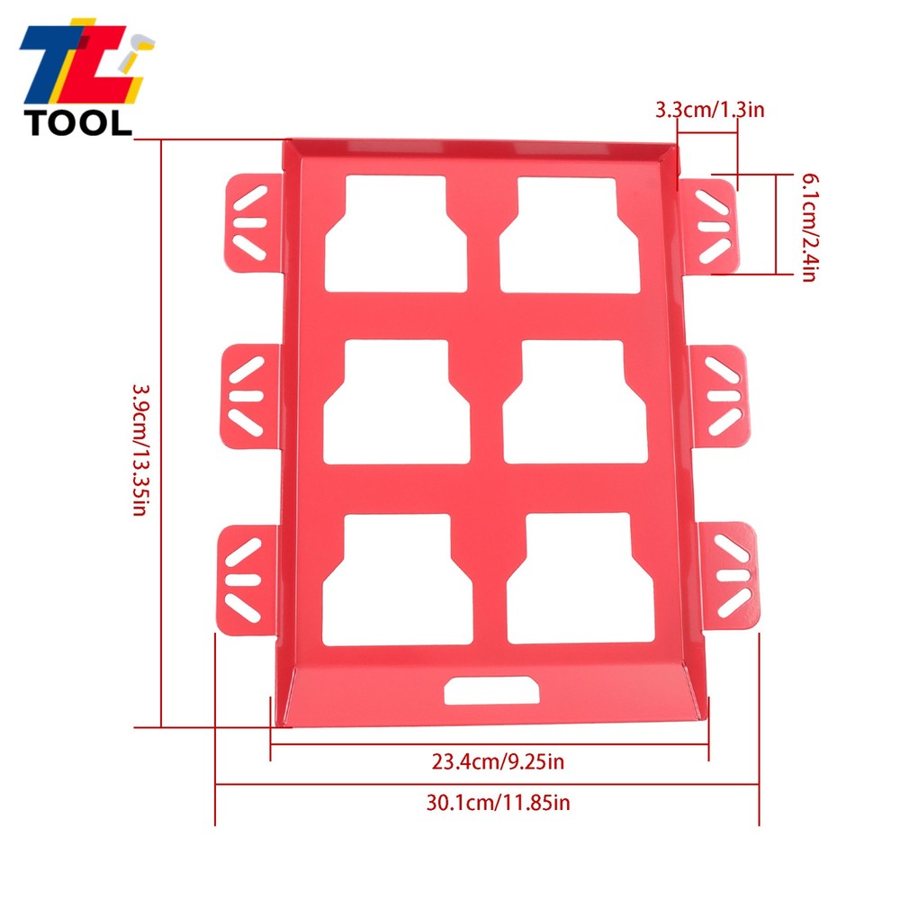 2 Pcs 50Lbs Tool Box Mounting Plate Accessories For Tool Storage Half Package