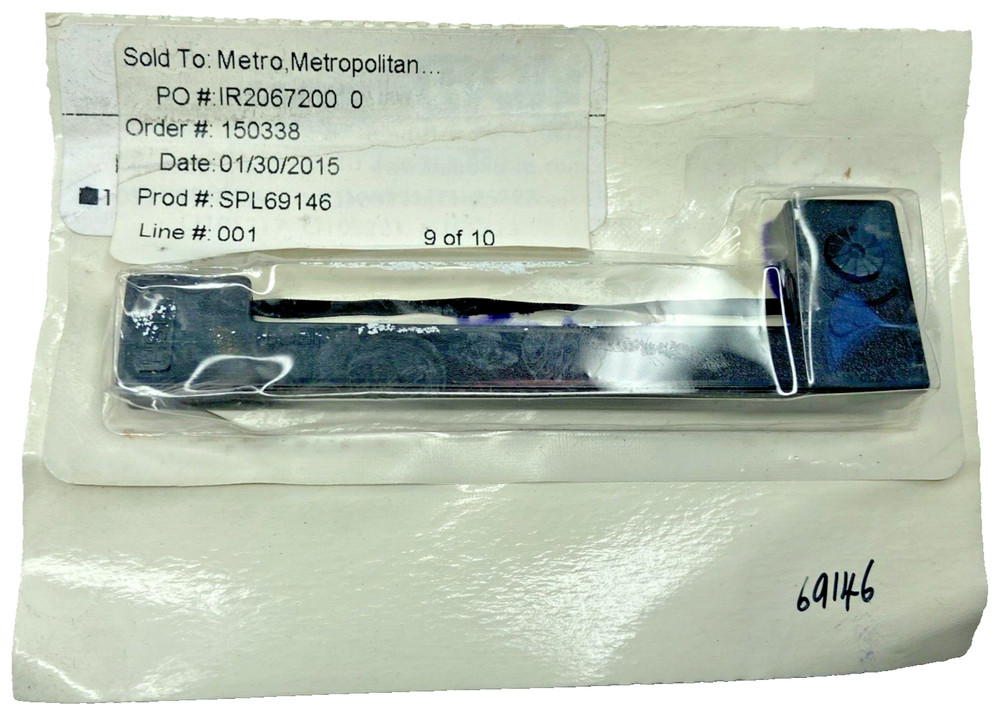 (9) Printer Ribbon, Condition Unknown 0186215, 69146, SPL69146