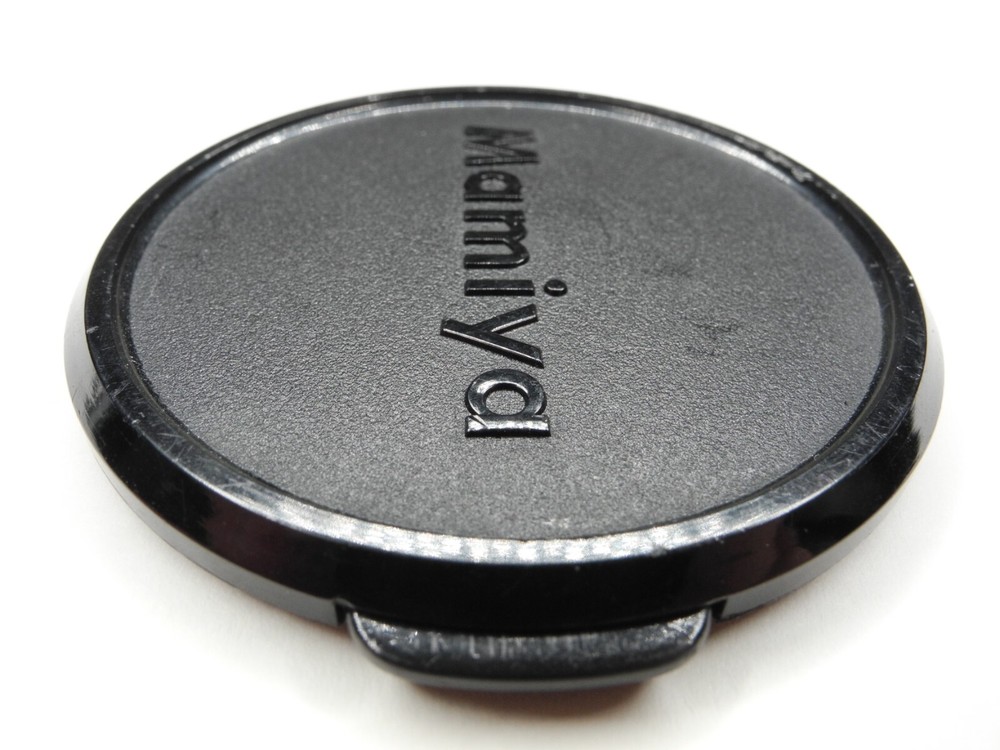 Mamiya 58mm Genuine Black Snap On Front Camera Lens Cap