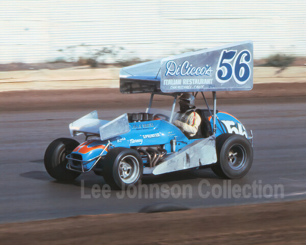 1976 Gary Patterson Clovis sprint car  8x10 photo