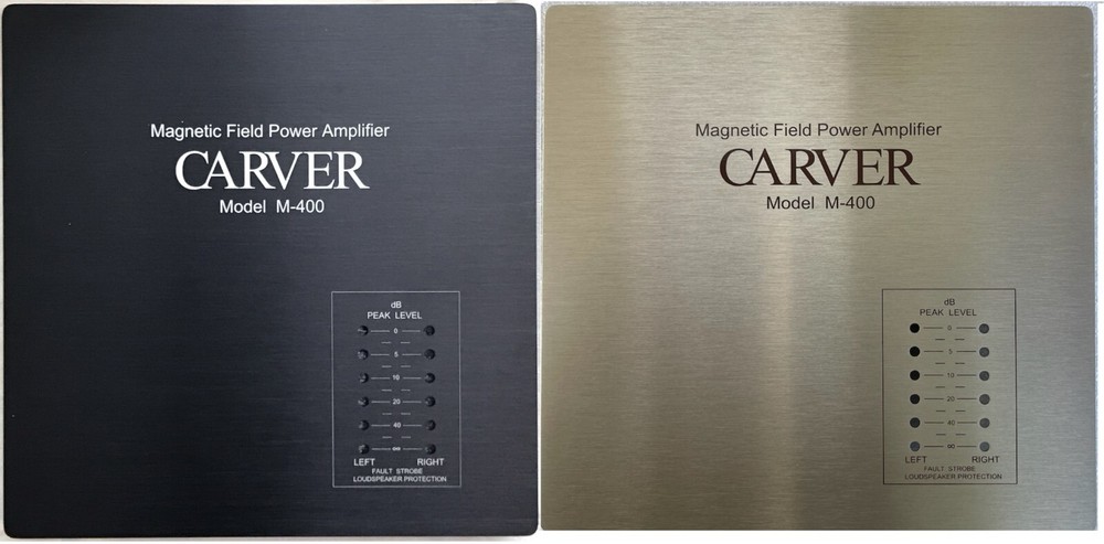 CARVER M-400  Faceplates  *NEW*