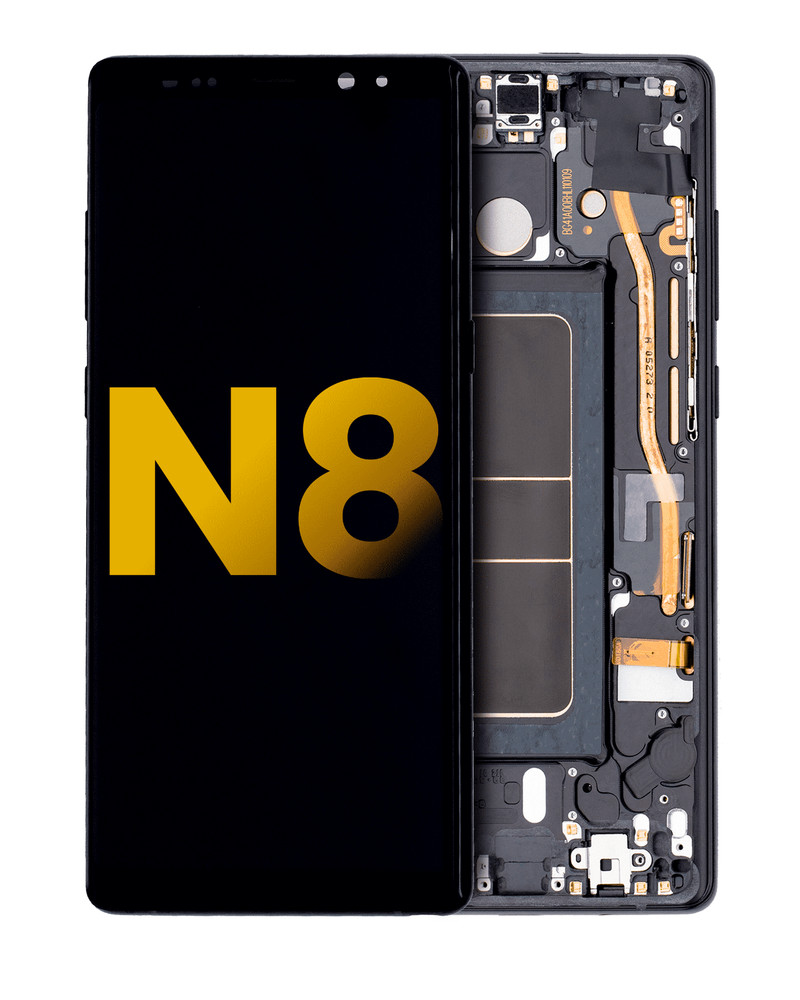 Original Samsung Galaxy Note 8 OLED Display Touchscreen Digitizer + Black Frame