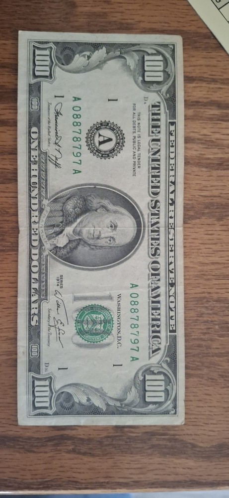 1974 (Offset) $100.00 Bill
