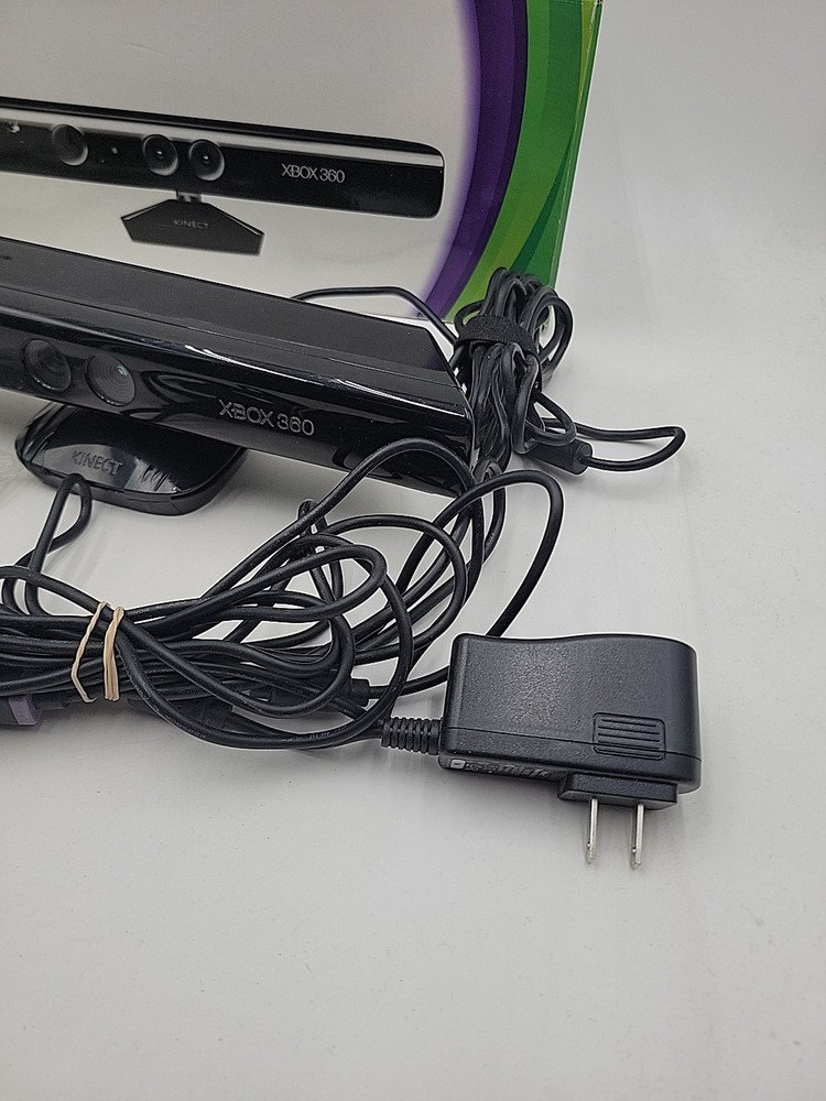 Microsoft Xbox 360 Kinect Motion Sensor Bar With Cables And Manuals (READ)