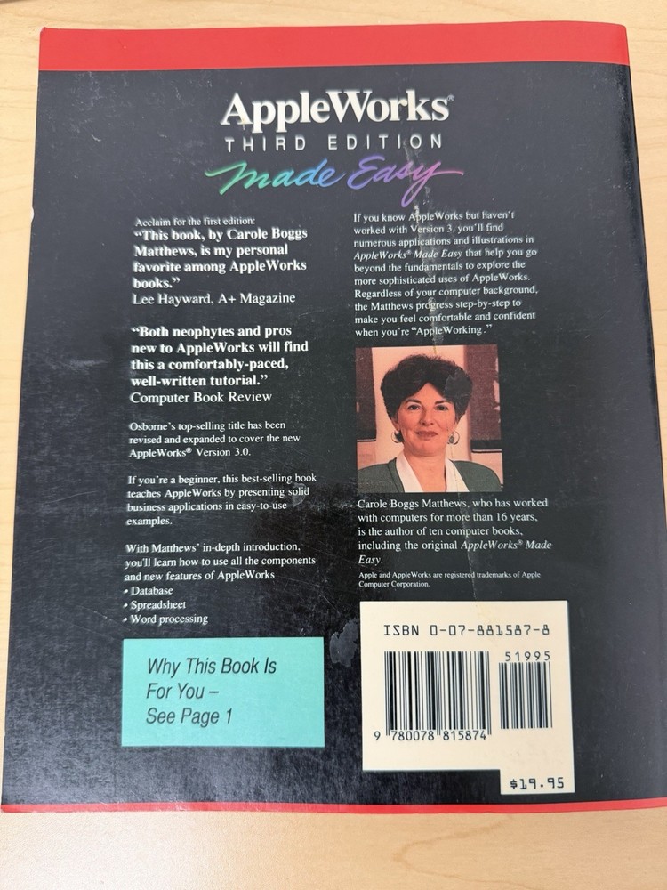 AppleWorks Made Easy Third Edition