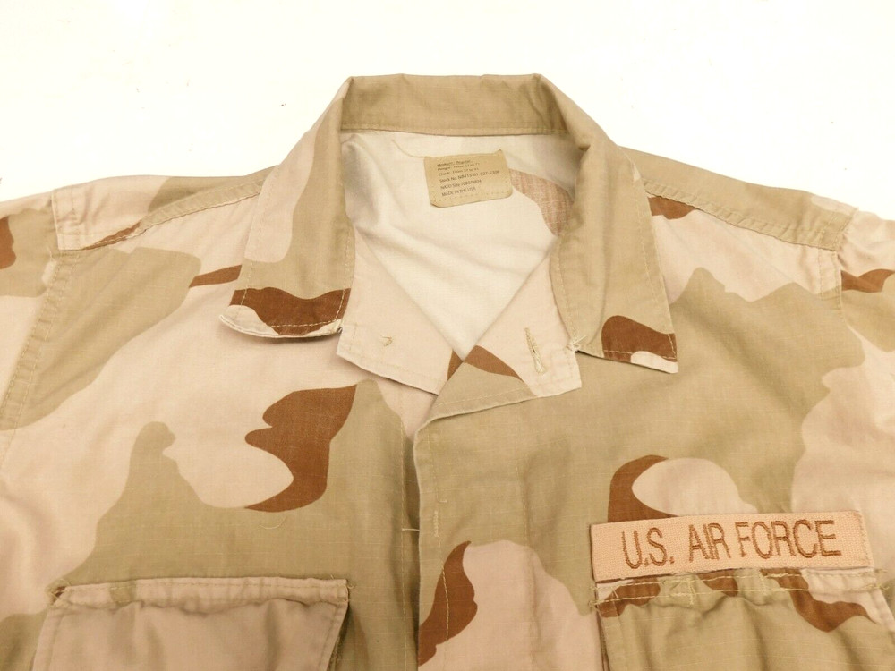 US Air Force DCU Combat Coat Medium Desert Storm CENTAF Ripstop N/C Camo Uniform