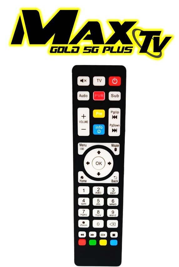 Remote Control EXCLUSIVE for MAXTV Gold 5G Plus