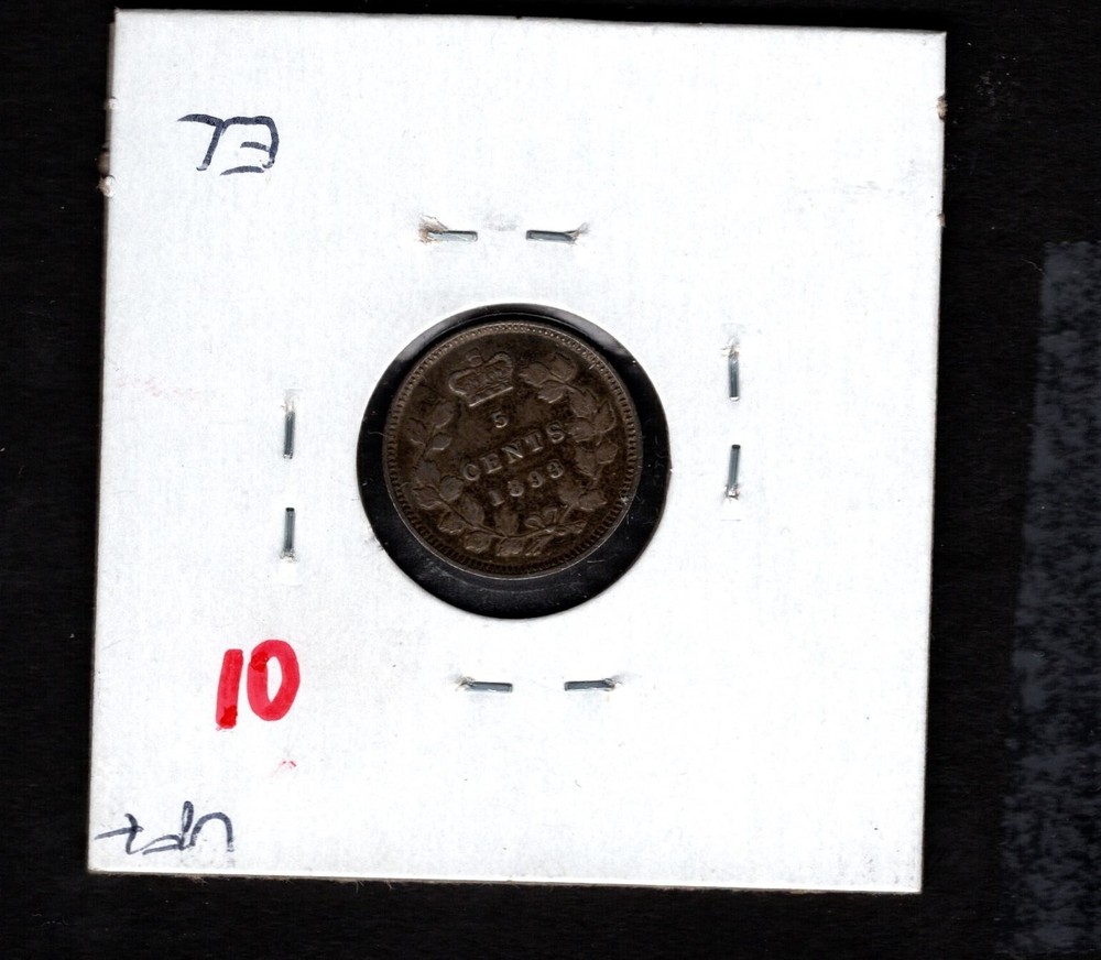1893- Canada- Victoria Five Cents