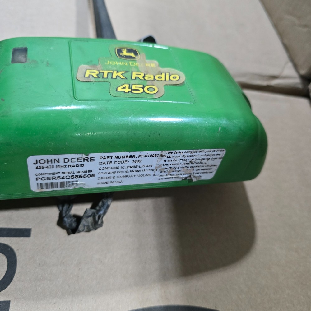 John Deere Starfire 450mhz RTK