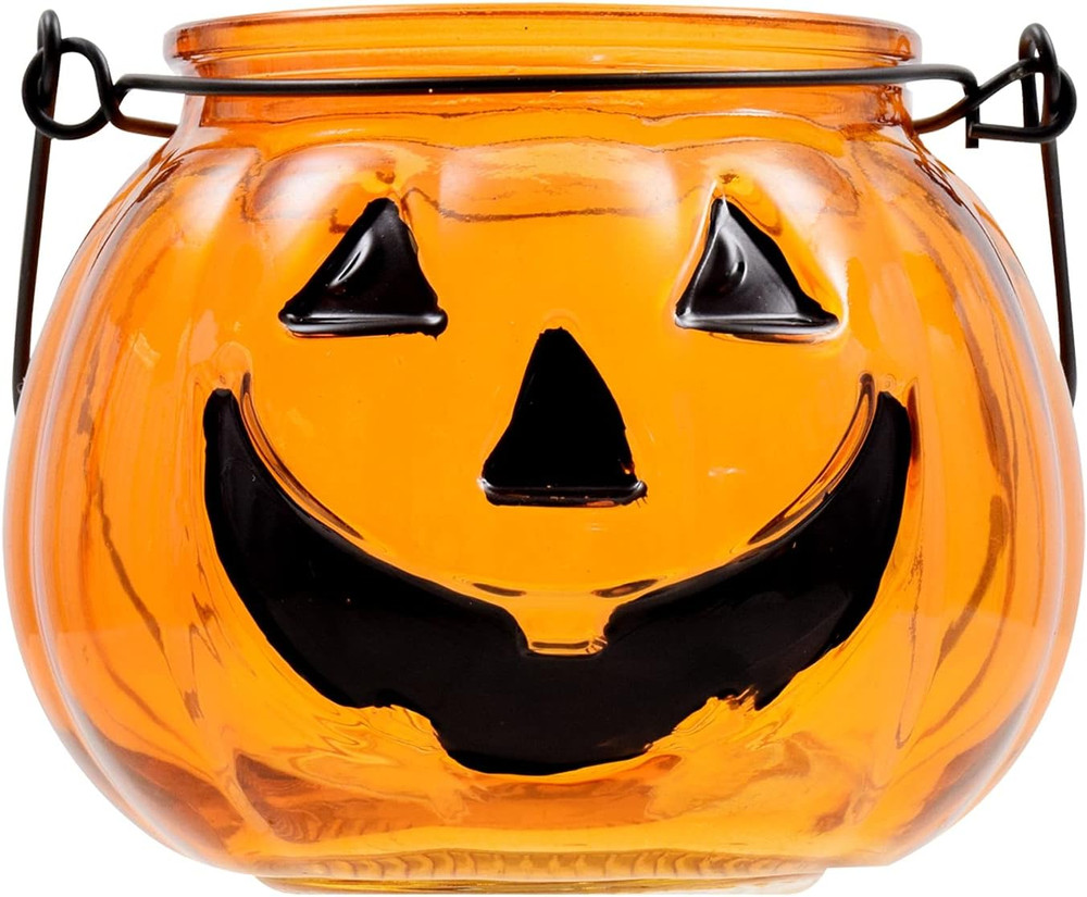 Halloween Pumpkin Tealight Candle Holder
