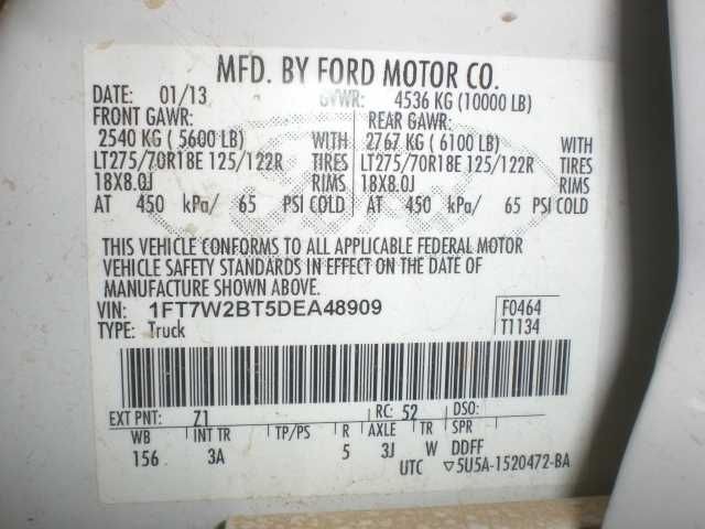 F250SD 2013 Owners Manual 658891