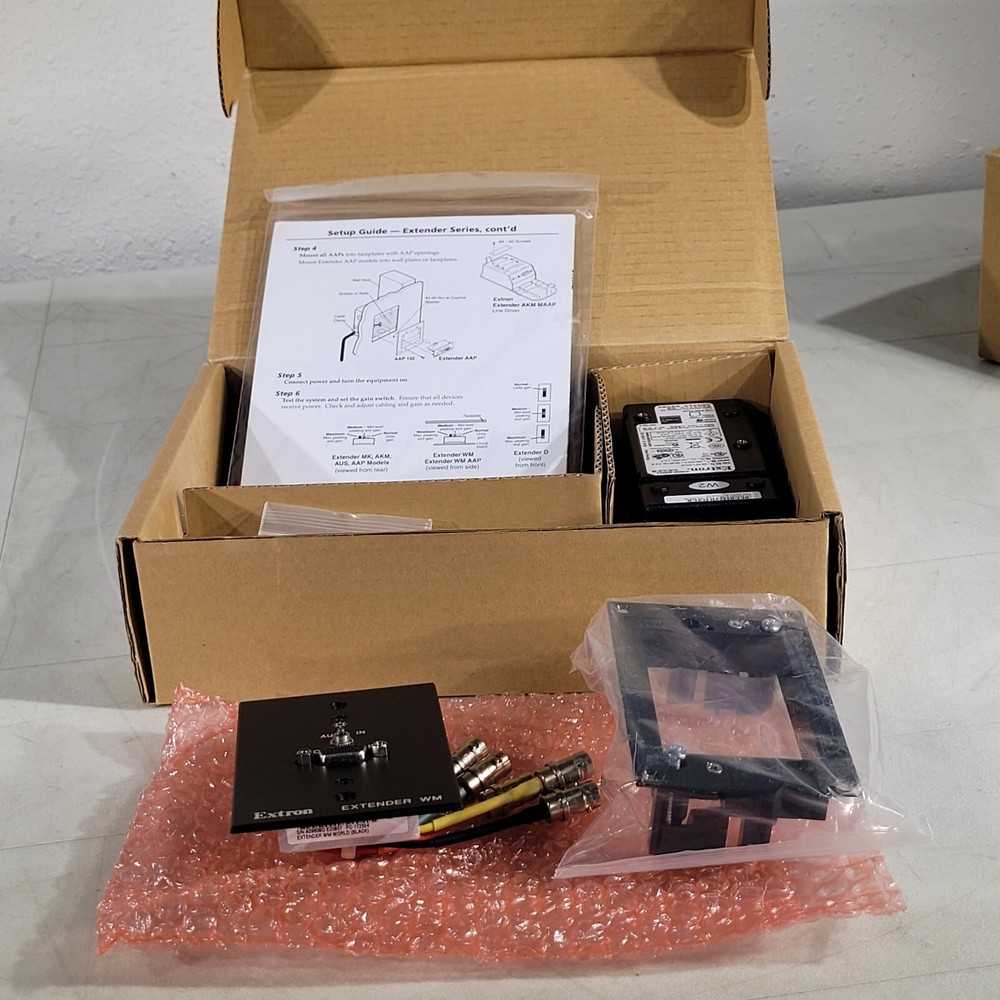 Extron 60-398-12 Electronics Extender WM World Communication Extender Black