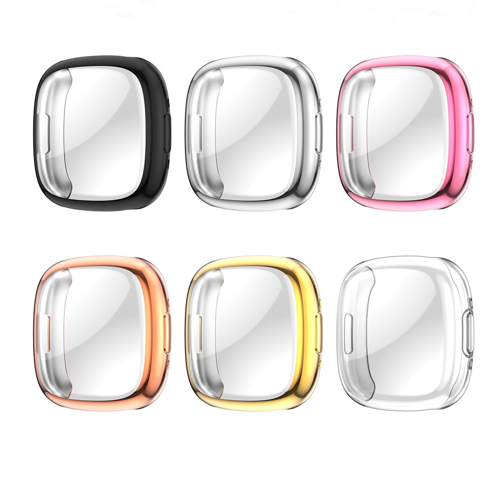 Watch Protection Case Bumper Shell Anti-scratch Frame Cover for Fitbit Versa 4