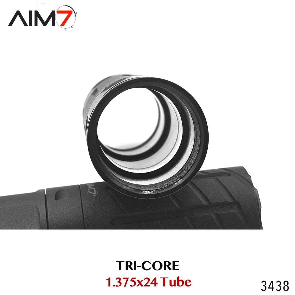 AIM7 TRI-CORE MATRA Light Muzzle Brake Linear Comp 6" 223/308/9mm/30CAL