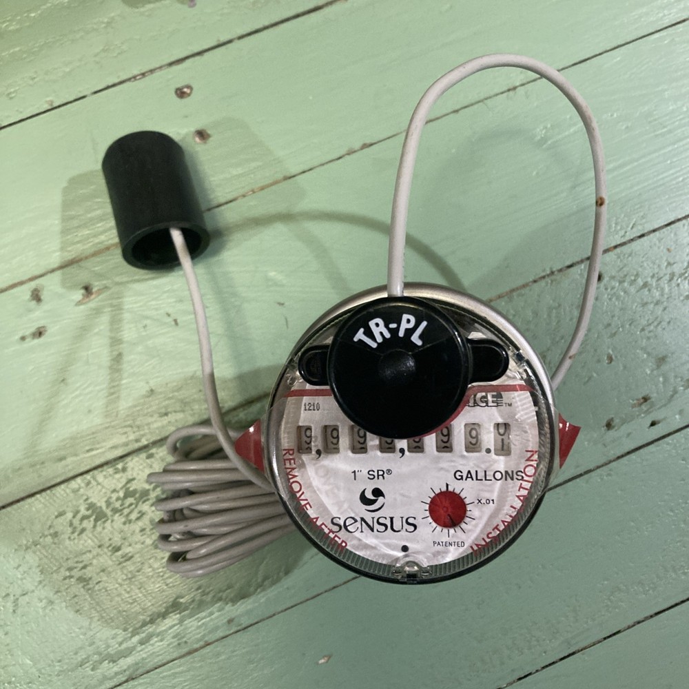 Sensus SR Water Flow Meter 1" with TouchRead PitLid (TR-PL) NOS