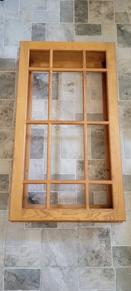 Architectural Salvage SOLID Wood Drop Lite For Repurposing (54" X 31" X 8")
