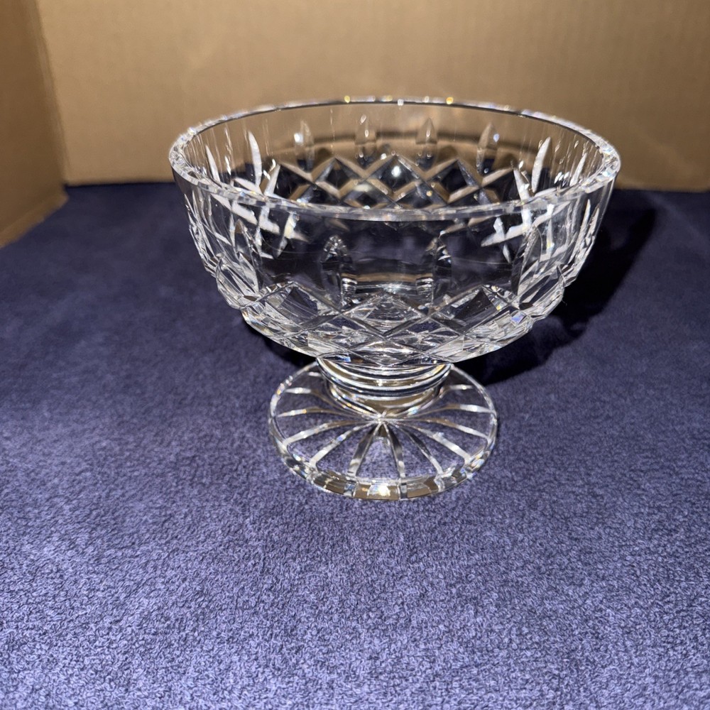 Vintage Waterford Crystal Footed Compote Bowl