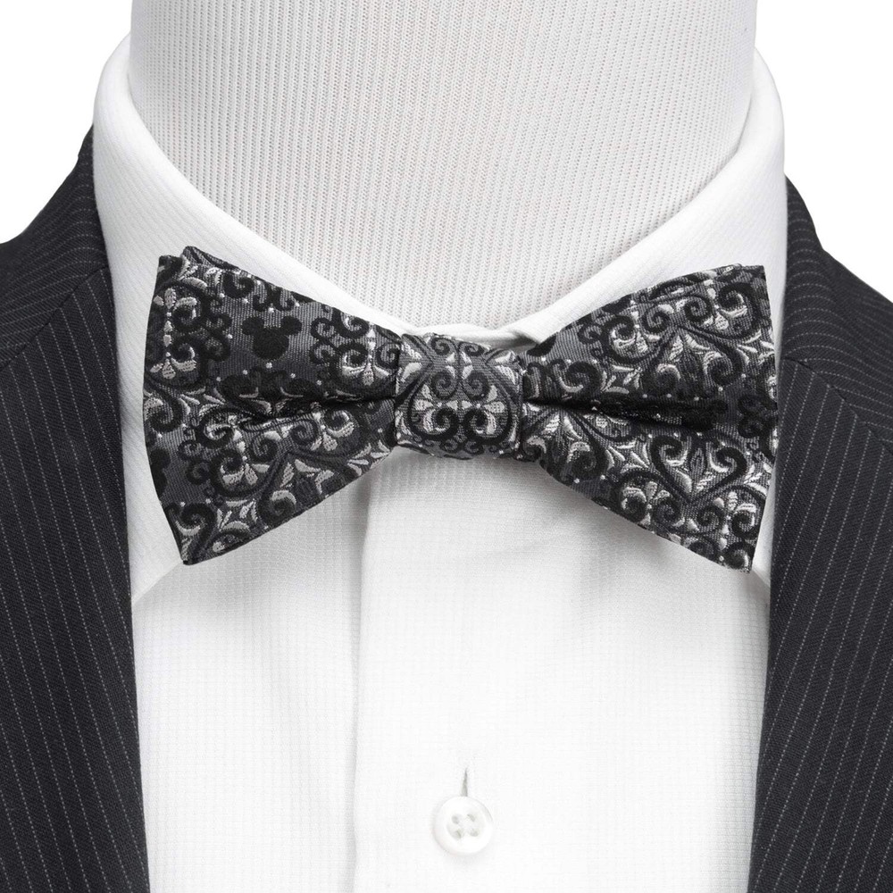 Disney Mickey Mouse Damask Tile Bow Tie