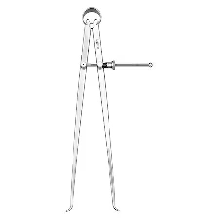 Starrett 73B-12 Inside Spring Caliper, 12 In, Spring