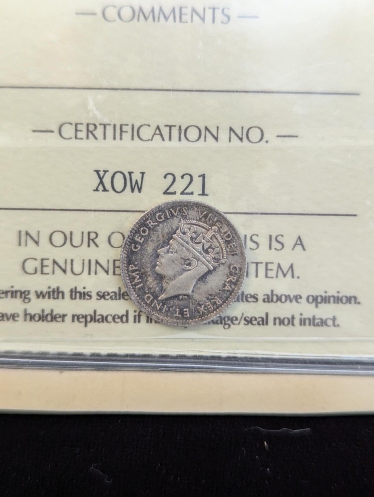 1945C ICCS Graded, Newfoundland, ¢5 Cent**MS-64**