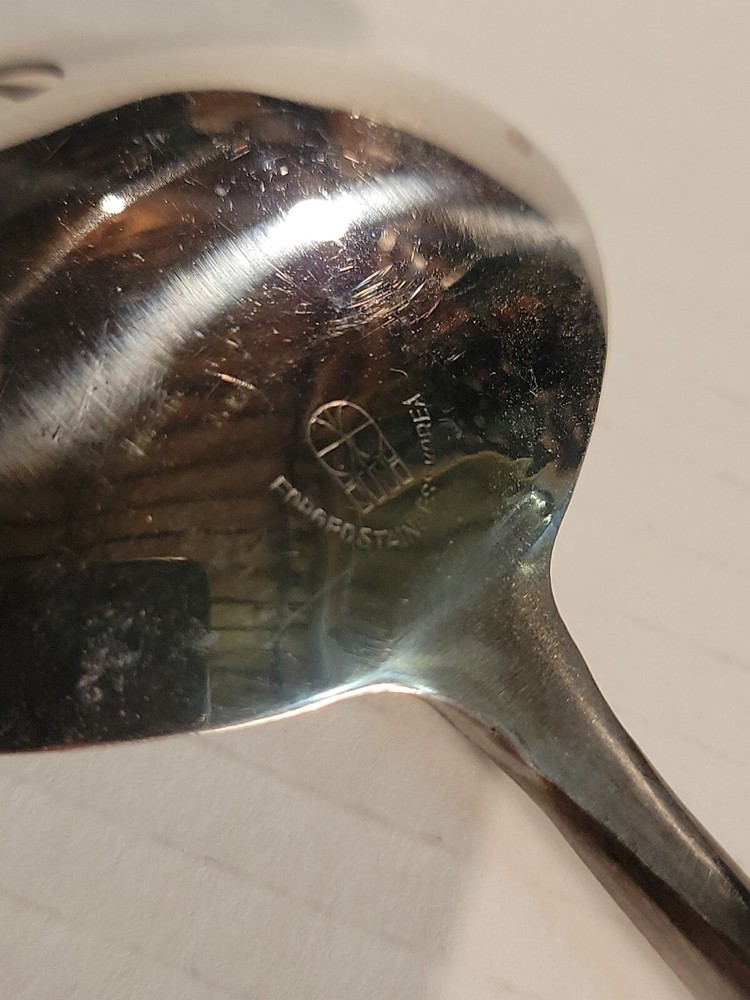 Set Serving Spoon Fork Canoe Muffin Style Korea MCM