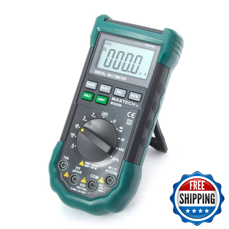 Mastech Ms8268 Digital Ac/Dc Auto/Manual Range Digital Multimeter Meter