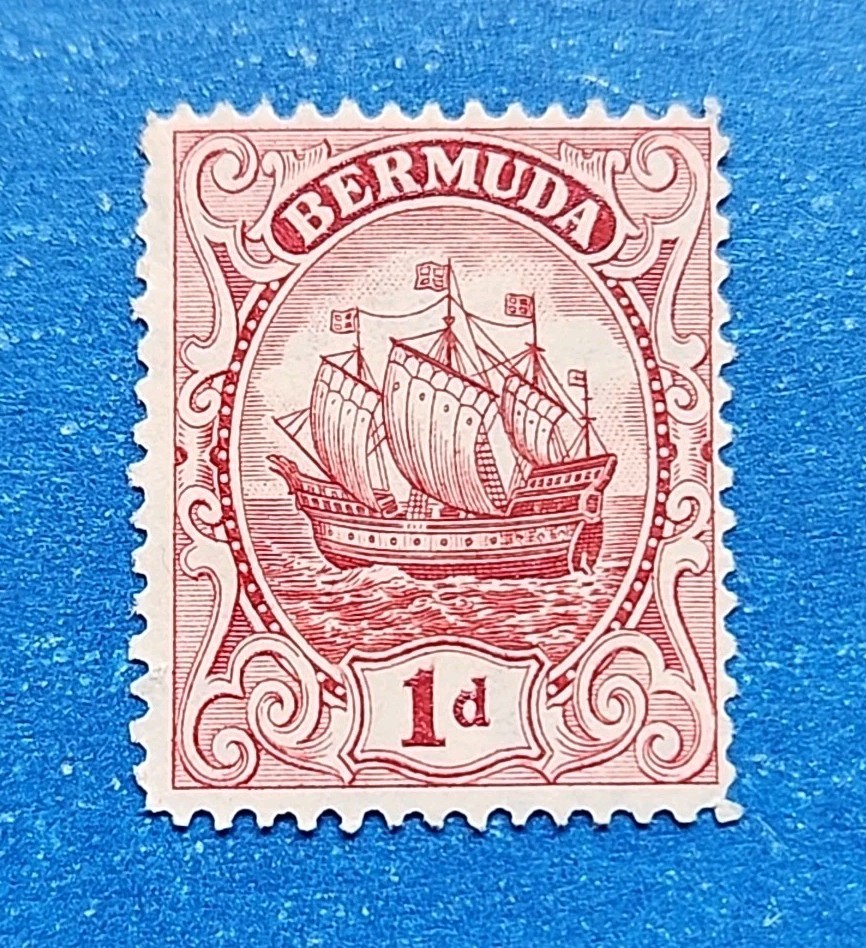 Bermuda Stamp, Scott 83a Type 2, MNG