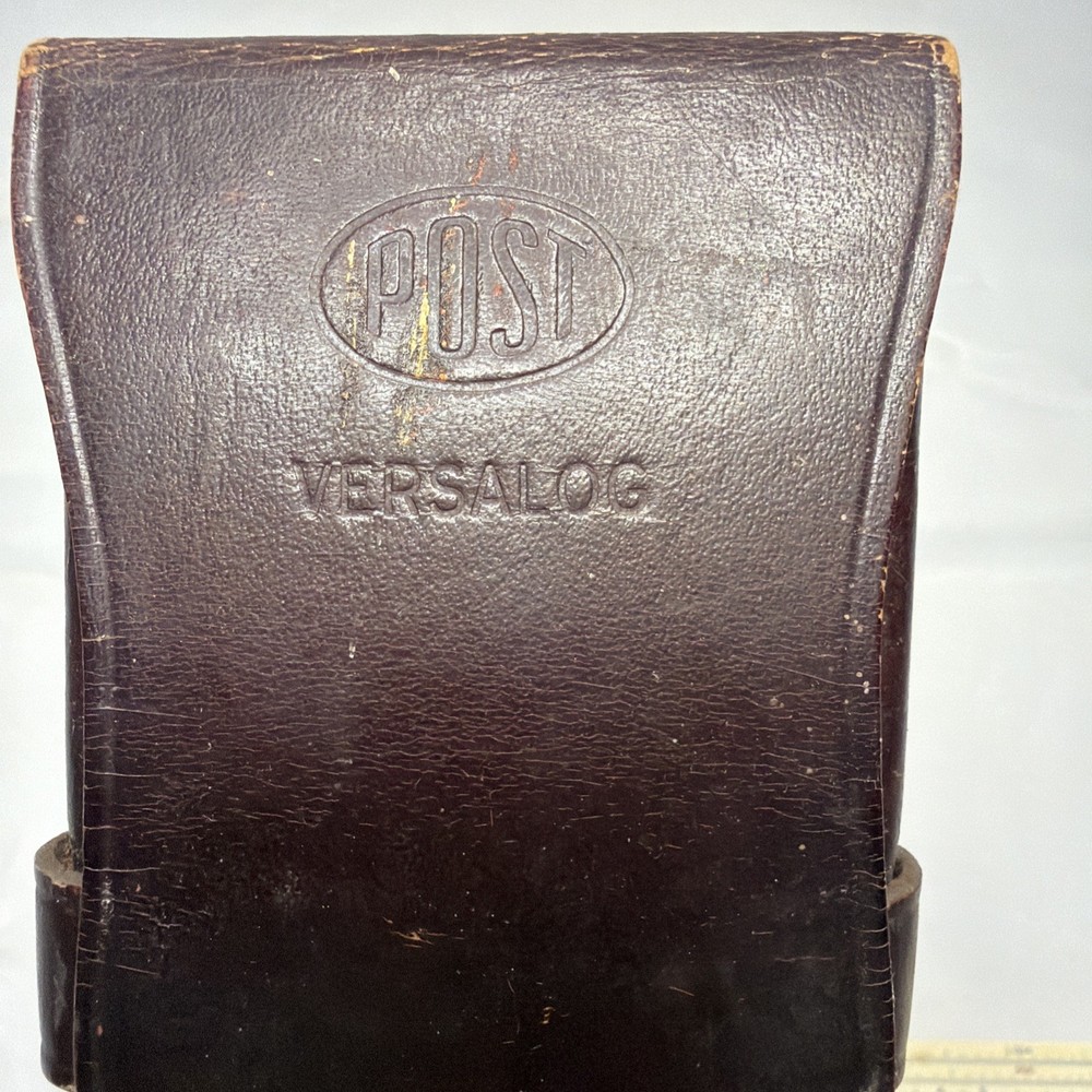 Frederick Post Co. Versalog Bamboo Hemmi Slide Rule With Case