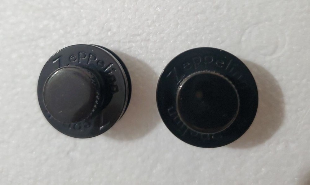 Zeppelin Guitar Strap Locking Ends Only, Black