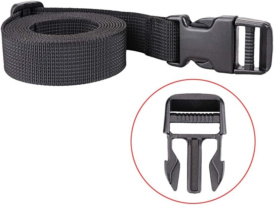 10 Pack Adjustable Packing Straps 78" x 1" - Durable & Versatile Travel Solution