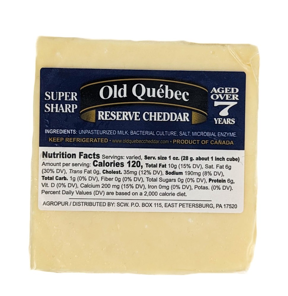 Super Sharp Quebec Reserve Cheddar Cheese – Whole Loaf 5lb