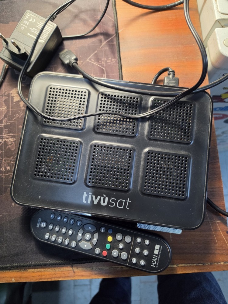 Tivusat I-CAN 1110SH HDM Satellite Decoder Complete Sheda & Remote