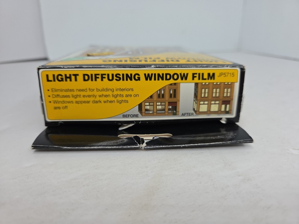 Woodland Scenics Just Plug Light Diffusing Window Film Open Box