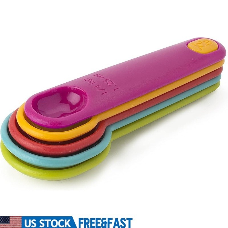 Measuring Spoon Set BPA Free Plastic Kitchen Measuring Tools Cooking Baking New