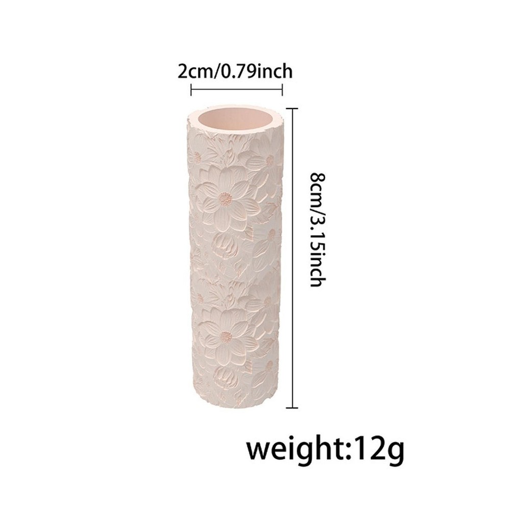 Flower Texture Clay Roller, Pottery Roller, Lightweight,