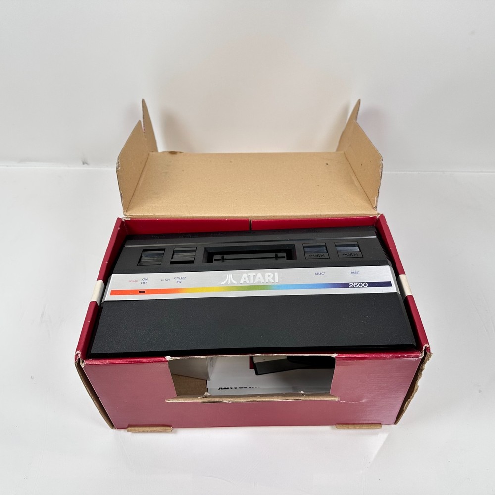 Atari 2600 Complete Console System w/ Console, Joysticks, Paddles & Power Supply