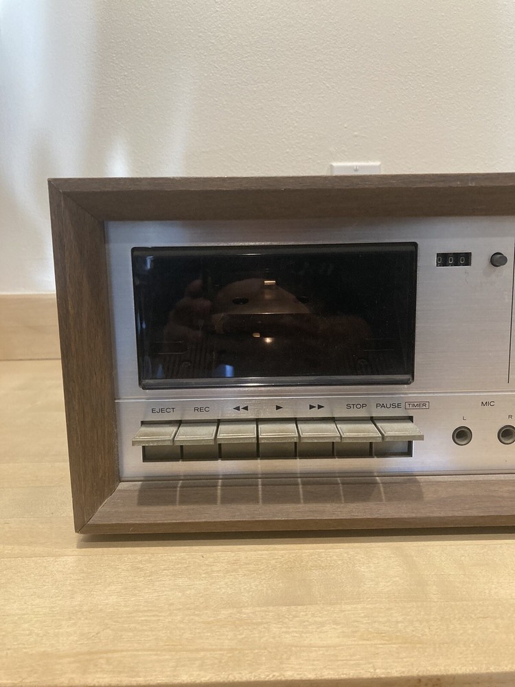 Vintage TEAC A-100 Stereo Cassette Deck Player / Powers On / Needs Service READ
