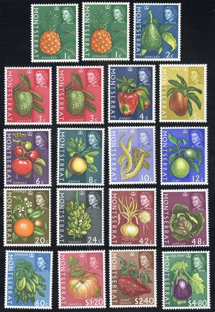 Montserrat Stamps # 159-75 MLH VF Scott Value $29.00