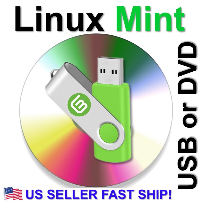 Linux Mint Latest 22.3 Cinnamon 64bit Version BOOTABLE/LIVE DVD-or-USB FREESHIP!