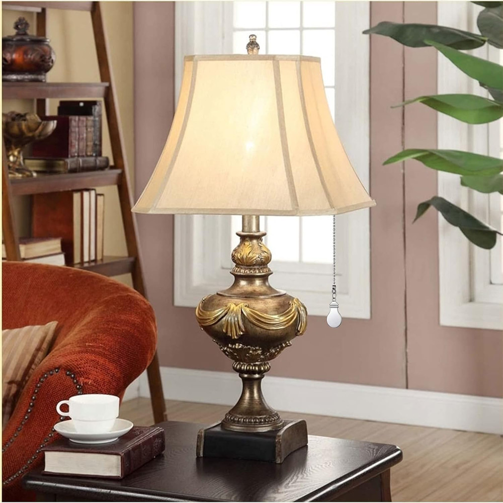 2 Pack Pull Chain String Extension with Connector for Ceiling Fan Light Fixture