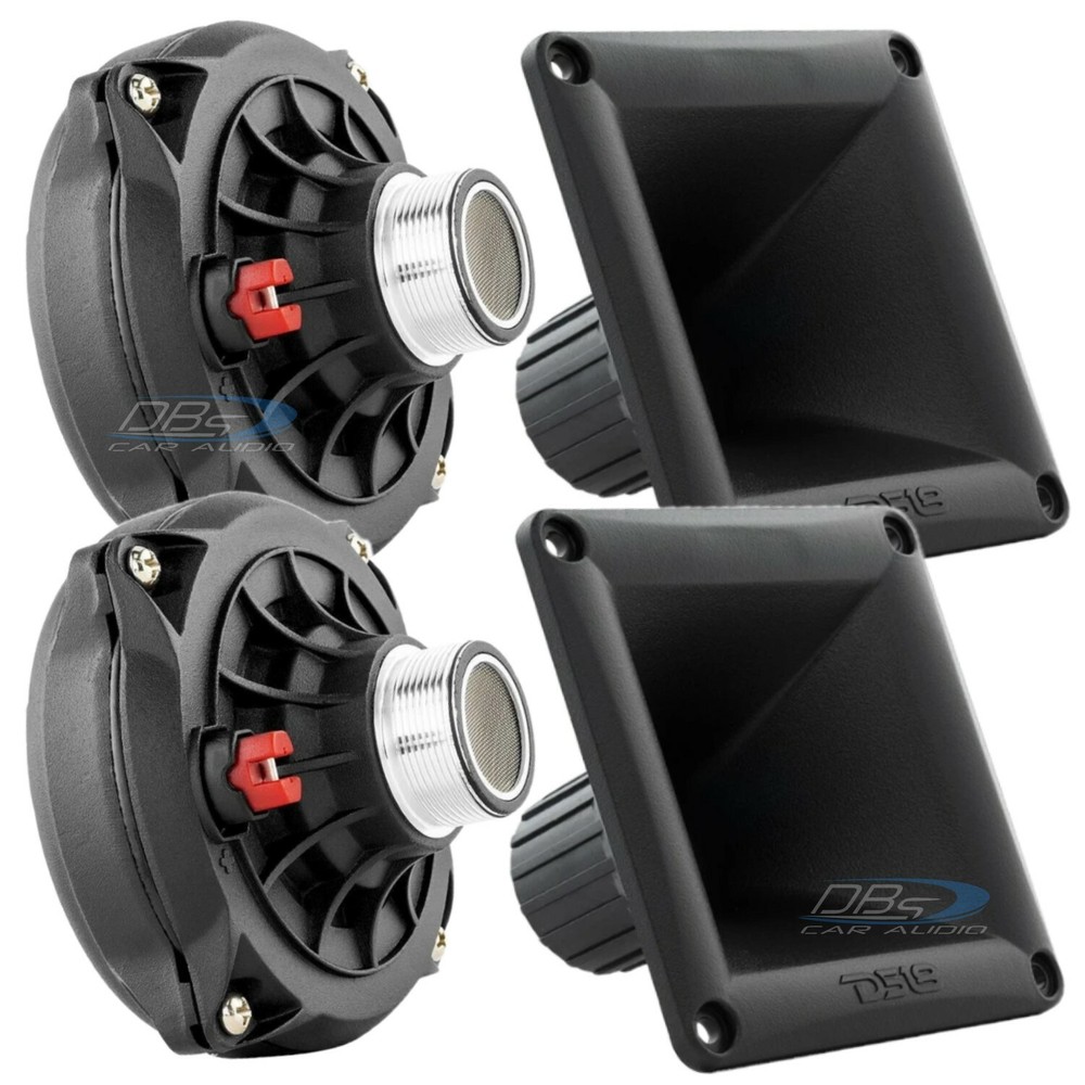 2x DS18 PRO-DR250 2" VC Compression Driver Speaker 300W 8 ohm with Plastic Horn